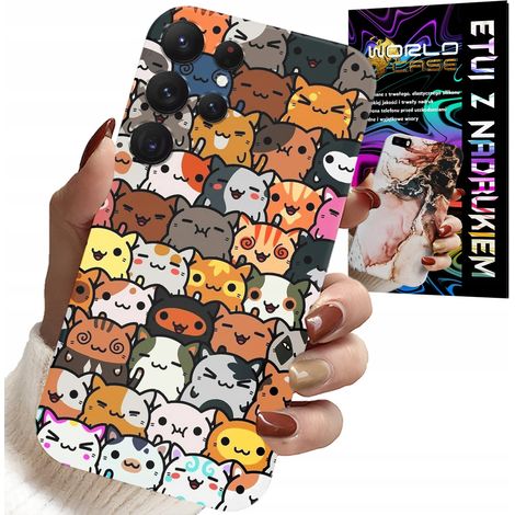Custodia per Samsung Galaxy S22 Ultra - retro con simpatici gattini, gatti, custodia (1/5)