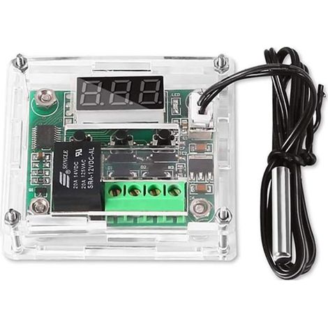 1 Pièces Module régulateur de température 12V avec boîtier, avec Sonde NTC Etanche (1/5)