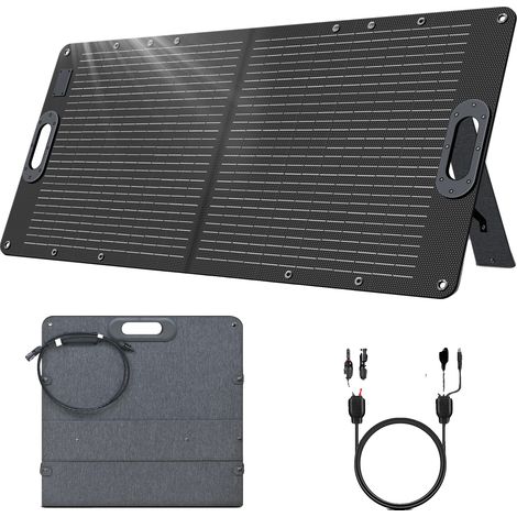 Panneau Solaire, Design Portable, Haute Efficacité, SPC100, 20,5V, 100 W (1/2)