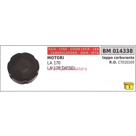 Tappo serbatoio carburante CINA motosega LA 170 178 DIESEL 014338