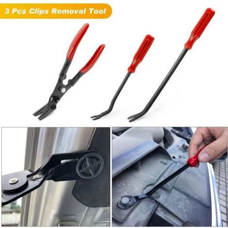 Outils De Démontage De Garnitures - 19 Pièces En Nylon - Pour Automobile Meuble Avion Bateau - Kit Complet Avec Sac De Rangement (1/4)