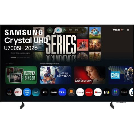 Samsung TU75U7005H - TV LED 75 (190 cm) - 4K UHD 3840x2160 - HDR10+ - Smart TV - Gaming Hub - 3xHDMI - WiFi (1/5)