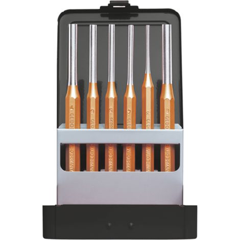 Juego de punzones de 3-8 mm, casete de 6 piezas. R90200006 gedore ROJO (1/5)