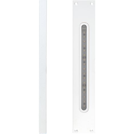 Lampe de jardin LED 900STIKFW, blanc RAL 9010. H= 240 mm