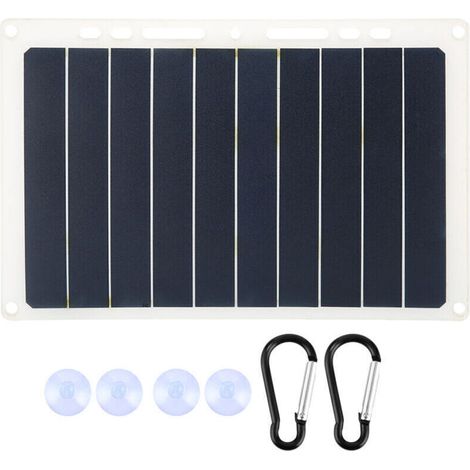 Panneau Solaire, Chargeur Solaire USB, Chargeur De Panneau Solaire, Chargeur De Panneau Solaire pour Chargeur Solaire Panneau Solaire Camping en Plein Air