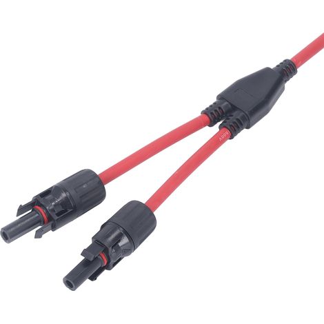 Packung mit 2 Y-Verbindern zur Parallelmontage, wasser- und staubdicht (IP67), für Photovoltaik-Solarmodule und Heim-Audio-Zubehör. (1/4)