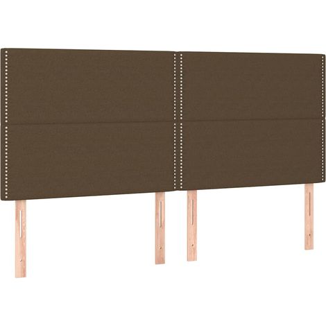 Maison Exclusive - Cabecero de cama marrón oscuro 180x5x118/128 c (1/5)