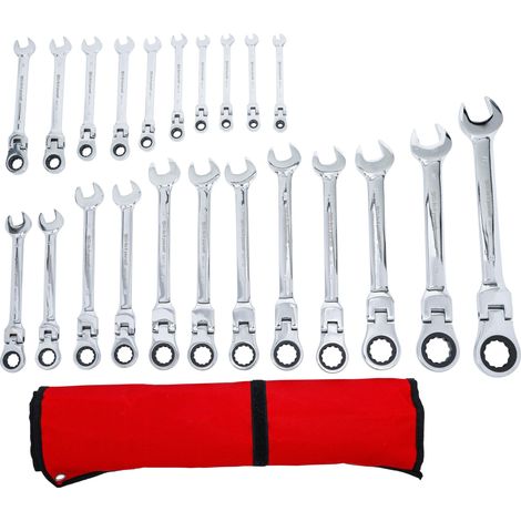 Clé Mixte à Cliquet Tronquée 7 Mm – 72 Dents En CR-V, Précision Garantie !