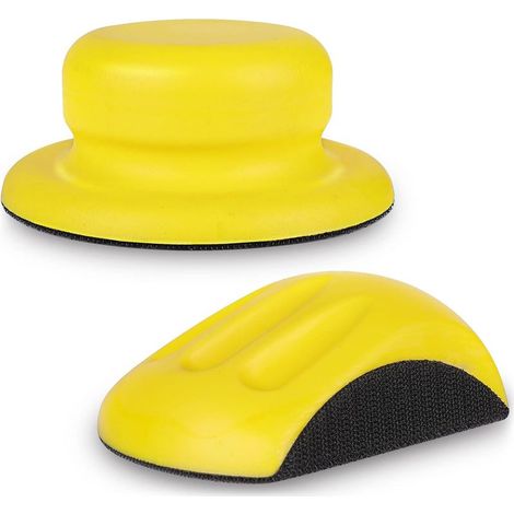 Bloc de ponçage,manuel à crochet et boucle en forme de souris, polissage de meule de polissage avec interface (1/5)