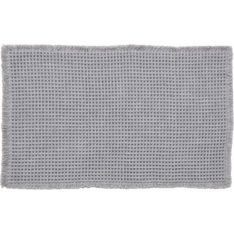 Tappeto waffle 80x50cm grigio - 5five
