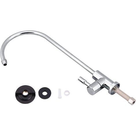Accessory Pack Bag, Kitchen Sink Faucet 360° Stainless Steel Reverse Osmosis Drinking Water Filter, Chrome (1/5)
