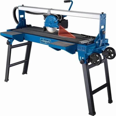 Tagliapiastrelle elettrica con banco ad acqua laser 92 cm Scheppach fs3600