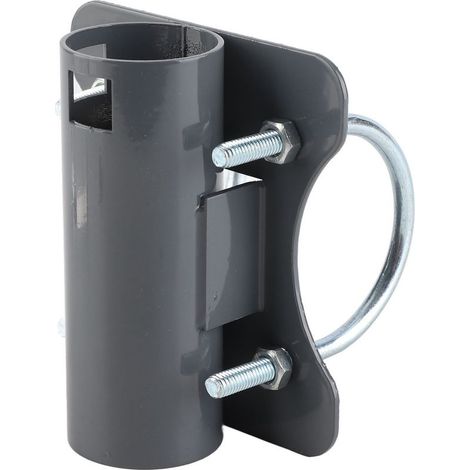 Bracket of post of antenna rectangular 30 mm-50 mm, adapter of bracket universal adjustable in U, bracket of fitment of antenna on roof compatible with the antenna parabolique rectangular V2 (1/5)
