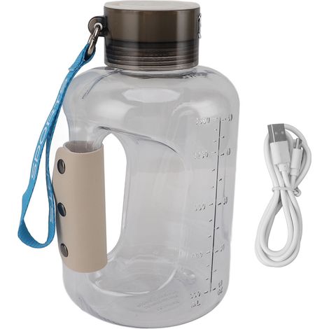 Bouteille d'eau à hydrogène 1,5 l, haute capacité, technologie SPE PEM, générateur d'eau, ioniseur, Beige (1/5)
