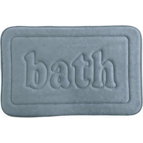 Tappetino da bagno memory foam - TODAY - UTILITY - 40 x 60 cm - Blu (1/5)