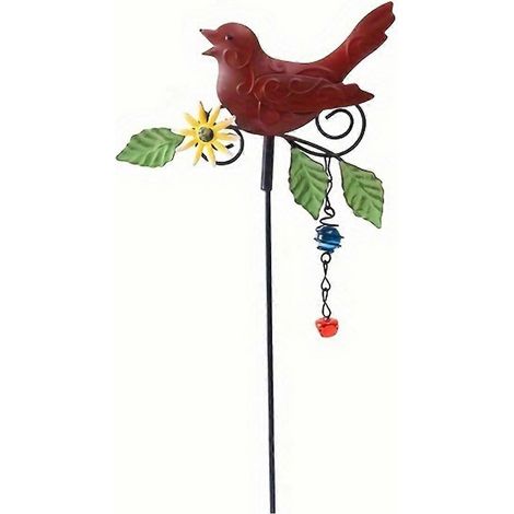 Carillon éolien en métal avec clochette, 1 pièce, pour jardin ou décoration de Noël. (1/5)