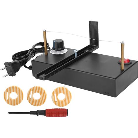 Machine à couper les rubans mini, chauffage électrique manuel sans ventilateur, pour ornements capillaires en dentelle et ceintures tressées, prise CN 220V (1/5)