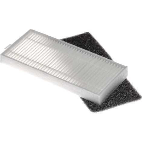 vhbw Set de filtros de aspiradora compatible con Tesvor X500, M1, T8, S6 robot aspirador - 2x filtro de repuesto (filtro Hepa, filtro de espuma)