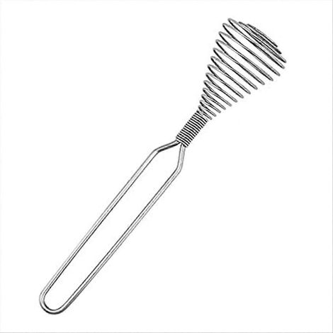 Inox spring coil fouet wire whip crème œuf beater (1/5)