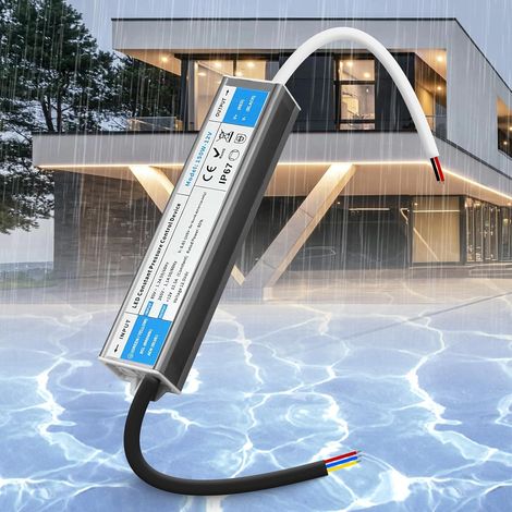 12V 150W Alimentation LED Driver Extérieur Etanche IP67, 220V 12V AC 150W 12,5A Transformateur Ultra Fin LED Transfo Alimentation à Découpage Convertisseur De Tension AC à DC Pour LEDs (1/5)