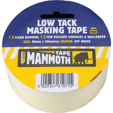 Everbuild 2LOWMASK25 Low Tack Masking Tape 25mm x 25m EVB2LOWMT25 (1/3)