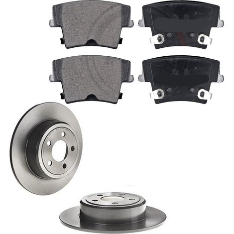 KIT FRENI POSTERIORI compatibile con LANCIA THEMA (LX) - DISCHI + PASTIGLIE OEM: FDB1953 / 17839 /SOSTITUZIONE DIRETTA/BASSA POLVERE/SILENZIOSO