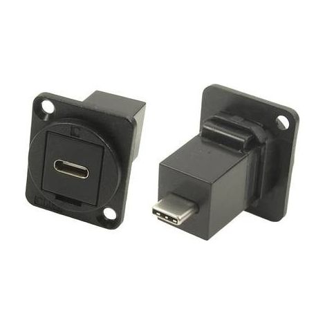 Adattatore XLR presa USB C™ su spina USB C™ Adattatore incasso CP30211MB Cliff Contenuto: 1 pz.