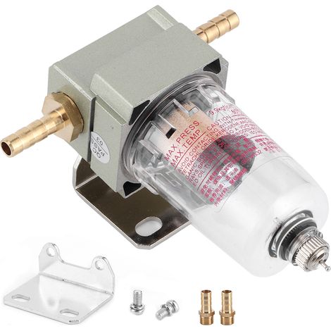 Séparateur d'huile et d'eau durable pour air comprimé, filtre universel pour voiture, 10 mm/0,39 pouce (1/5)