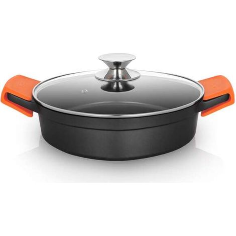 Olla Aluminio 24cm 2,8L Cacerola ORBEGOZO CDB 1024   Tapa inclui (1/6)