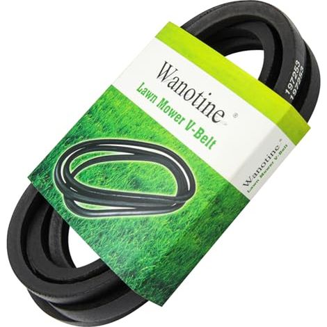 Courroie d'entraînement 197253 429636 remplace la courroie Craftsman Mower Deck Belt 592855001, 532197253, 532429636, compatible avec tracteur tondeuse Husqvarna Craftsman AYP Poulan 106,7 cm (1/5)
