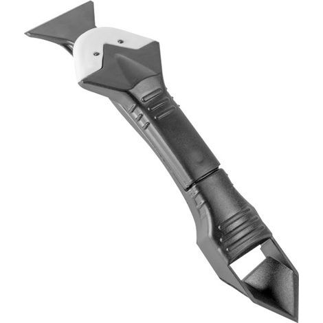 Outil 3 en 1 pour calfeutrage, grattoir à silicone, outil pour mastic silicone, outil de nettoyage silicone, kit d'outils pour retirer les joints de silicone, Bricolage › Outils à main et électriques (1/5)