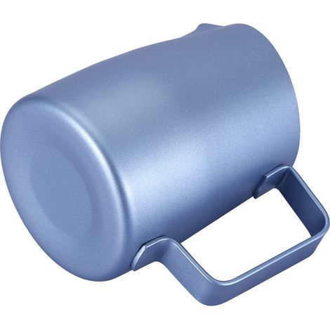 Mousseur à lait durable en acier inoxydable pour café, idéal pour la cuisine, l'hôtel et les fêtes (bleu) (1/5)