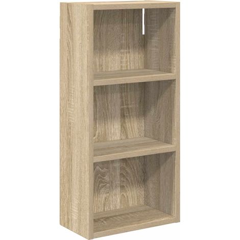 Bathroom Wall Cabinet with Shelf Sonoma Oak 30 x 16 x 62.5 cm vidaXL
