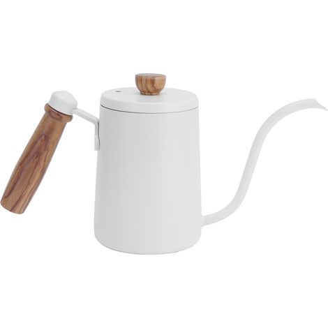 7-teiliges Set für die manuelle Kaffeezubereitung: Handkaffeekanne, Handmühle, Filterpapiere für den Heimgebrauch, Beige (1/5)