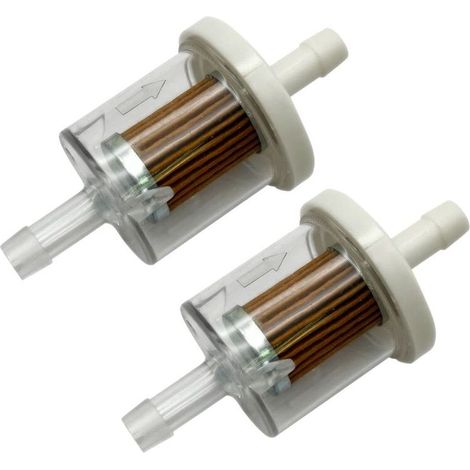 Replacement Fuel Filter for Briggs Stratton 691035, 40 Micron Fuel Filter, 1/4" Inline Fuel Filter Compatible with Kawasaki FH430V (1/4)