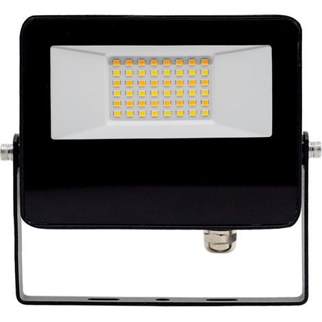 Projecteur Led Extérieur Sky 20W Avec Technologie De Commutation Cct 3000K/4000K/5000K, Faisceau De 115°, Cadre En Aluminium Noir - Beneito & Faure (1/5)