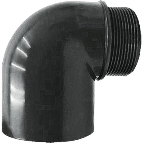 Conector angular de codo de PVC-U de 90 grados, 10 bar, diámetro interno, línea de goteo de 2" 0110147