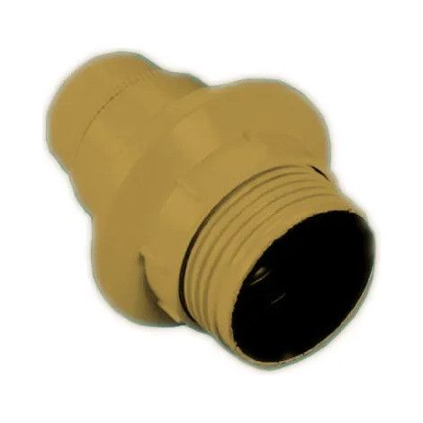 Fassung E14 gold mit Gewinde, mit Ring, Durchmesser 10, 6W, 2A, 250V