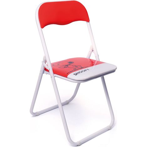 Excelsa Sedia Snoopy in Metallo, Rossa, 5 x 43 x 93 cm (1/4)