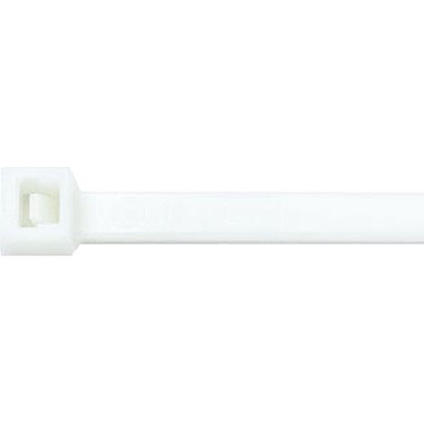 Serre-câble Thomas & Betts Ty-Fast 140mm x 3,5 mm Blanc en Nylon 66 ( Prix pour Sachet de 100 )