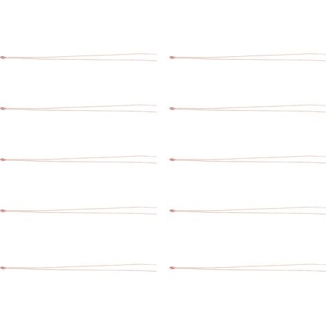 Lot de 30 thermistances NTC MF51-104F-B4200-L65 100K 4200, capteur thermique scellé en verre à extrémité unique, sonde de température pour imprimante 3D, longueur 65mm (1/5)