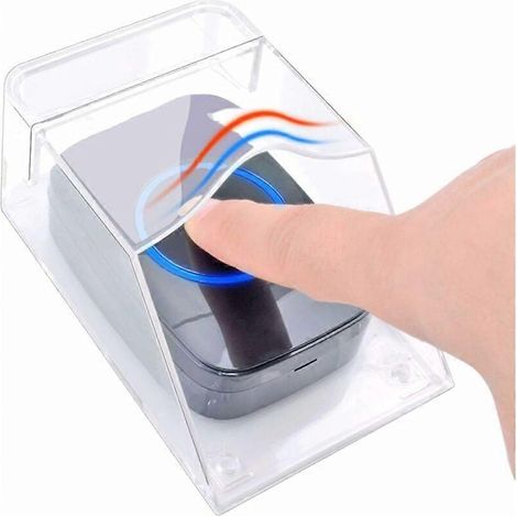 Cache-sonnette, cache-sonnette transparent et résistant à la pluie, protection pour sonnette (1/5)