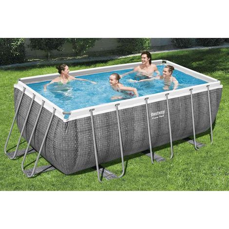 Bestway Power Steel Rechteckig Swimmingpool-Set 412x201x122 cm (1/5)