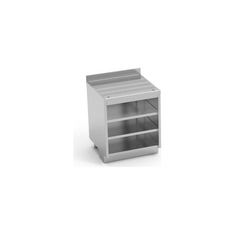 Bar Lynx Module d'Etagères avec Plan de Travail Perforé P 650 mm - Eratos (1/2)