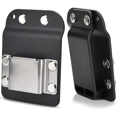 Maßbandhalter, robuste Werkzeuggürtelhalterung zum Anclipsen für Bohrmaschinen bis 2 Zoll, Gürtelclip für Schlagbohrmaschinen, Klebeband