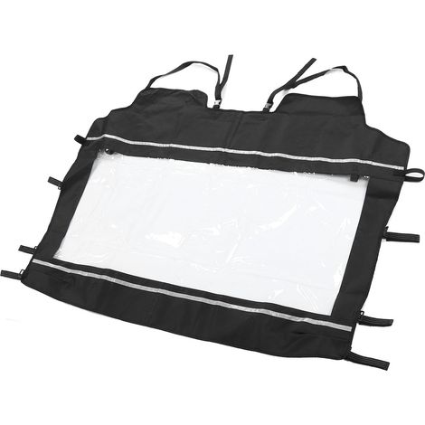 Pare-brise Arrière Souple UTV, Remplacement pour 4 800 2013-2025 Pare-brise Arrière en PVC Souple Transparent Imperméable à la Pluie (1/5)