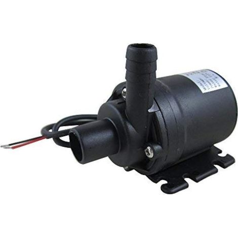 Pompe à eau centrifuge submersible sans balais DC 12 V 800 l/h 210 GPH 4 m pour fontaine panneau solaire bassin aquarium système de circulation de l'eau (1/5)