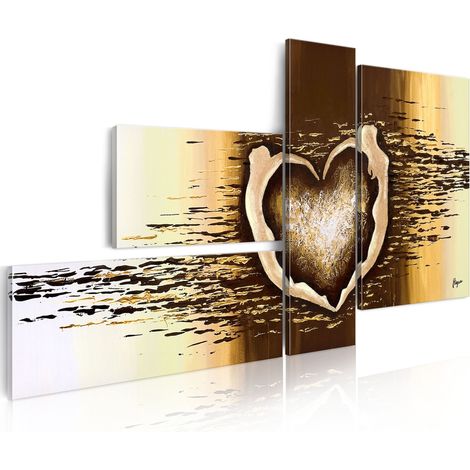 Quadro dipinto - Un volo d'amore - 120x60 (1/4)