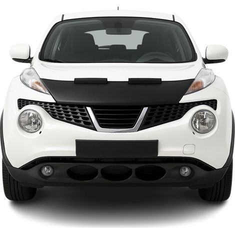 Protège Capot compatible avec Nissan Juke 2010 à 2014, Bra de Capot Protection, Noir