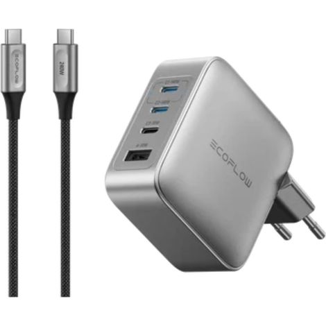 EcoFlow RAPID Pro Charger 140W - Chargeur GaN 4 ports, compact et puissant (1/5)